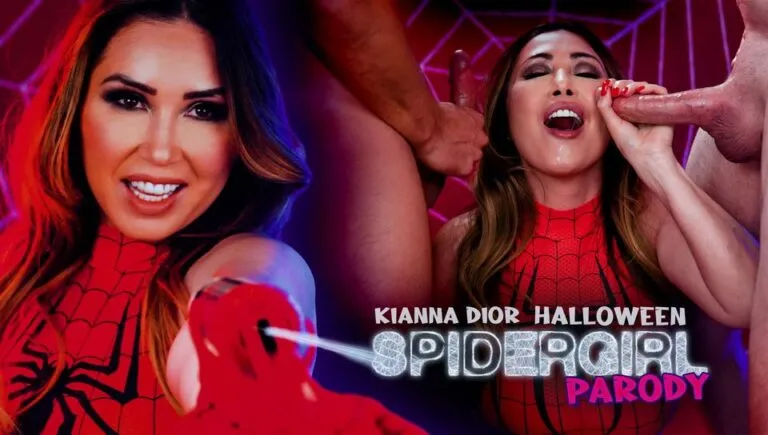 Kianna Dior Halloween SpiderGirl Parody